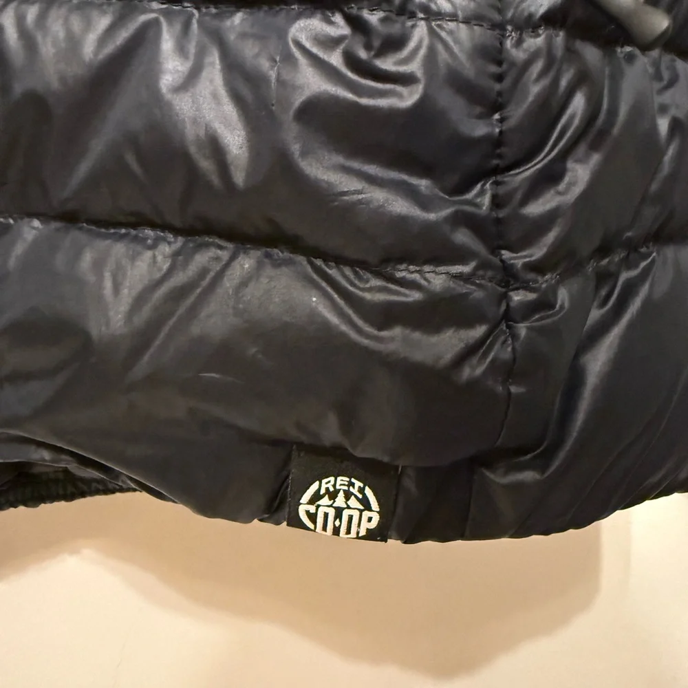 REI Black Quilted Puffer Jacket - Picture 3 of 3